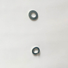The assembly utilized standard M12 flat washers fabricated from aluminum 1060