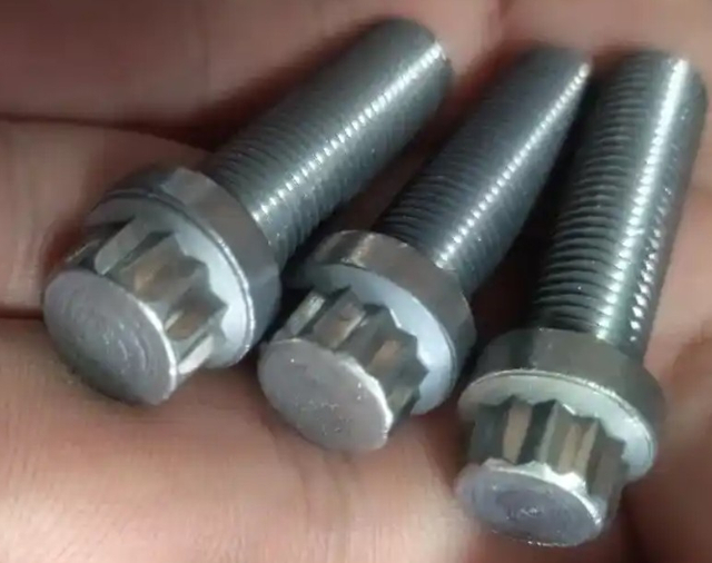 M16-2.0 * 110mm 12 Angle Flange Bolt - AISI 8740- Blackened