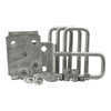 Square U-Bolt Kit for Boat Trailer Axle Leaf Spring