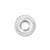 Zinc Plated M8-1.25 Hex Serrated Flange Nut 